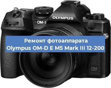 Замена объектива на фотоаппарате Olympus OM-D E M5 Mark III 12-200 в Перми